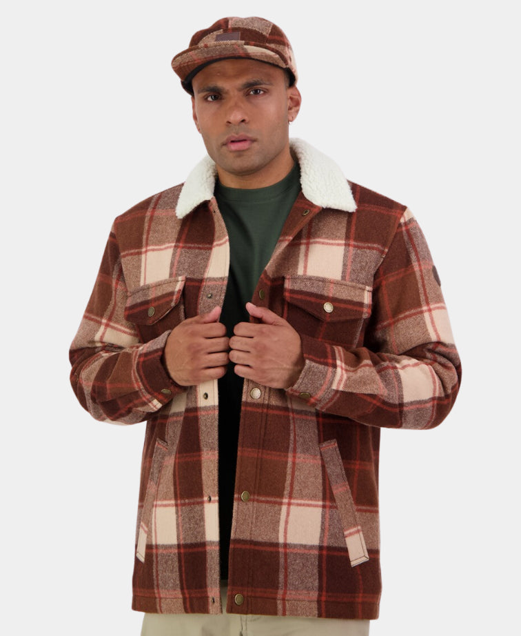 Swanndri Kaituna Sherpa Lined Jacket - Mackenzie Check