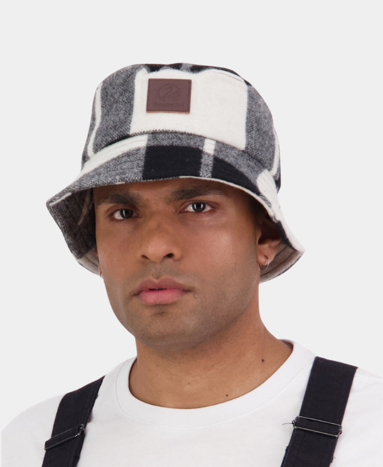 Swanndri Kaimai Wool Bucket Hat - Chester Check
