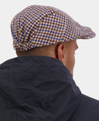 Swanndri Bristol Flat Cap - Cobalt H/stooth