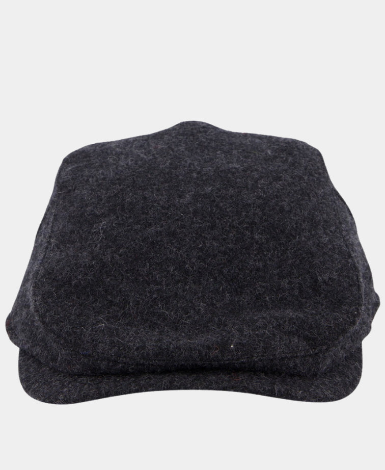 Swanndri Bristol Flat Cap - Charcoal