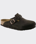 Birkenstock Boston SFB Suede Leather Mocha Regular - Mocha