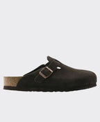 Birkenstock Boston SFB Suede Leather Mocha Regular - Mocha