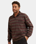 Breakaway Access French Rib Half Zip - Chocolate Marle