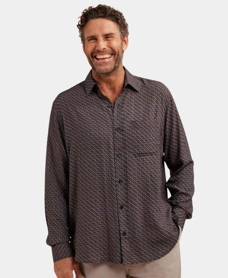 Breakaway Shirt L/S Avalon Bamboo - Black