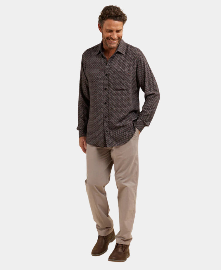Breakaway Shirt L/S Avalon Bamboo - Black