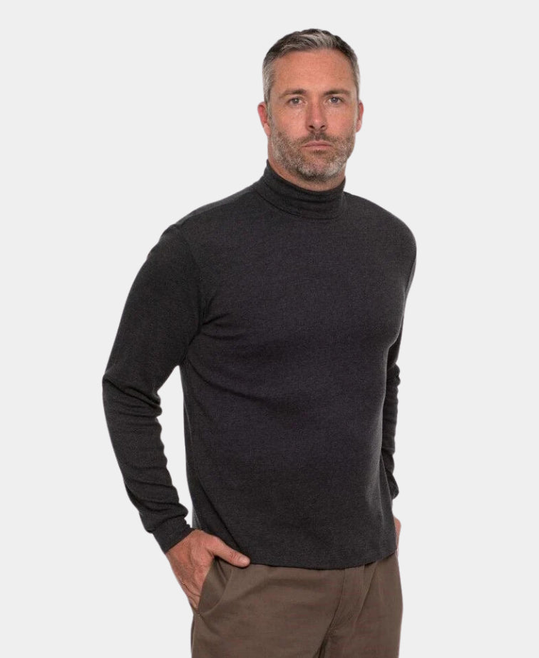 Breakaway Winterlock Roll Neck Skivvy - Jet Marle