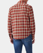 RMW Classic L/S Shirt - Red Navy Cream