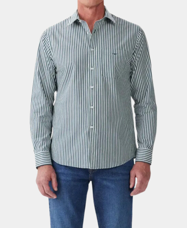 RMW Regular L/S Shirt - Green White
