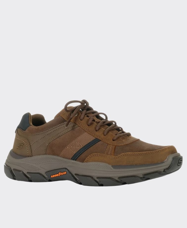 Skechers Respected Dark Brown - Dark Brown