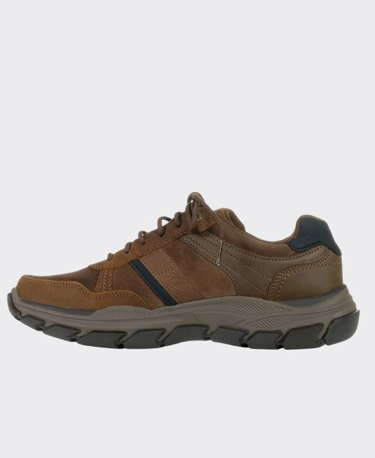 Skechers Respected Dark Brown - Dark Brown