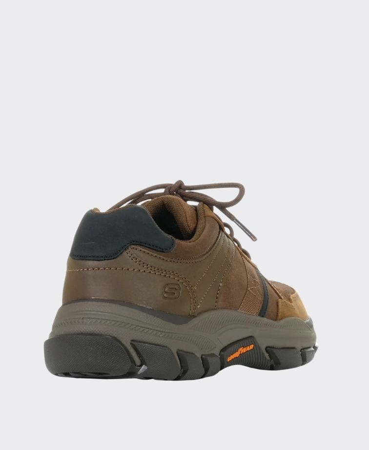 Skechers Respected Dark Brown - Dark Brown