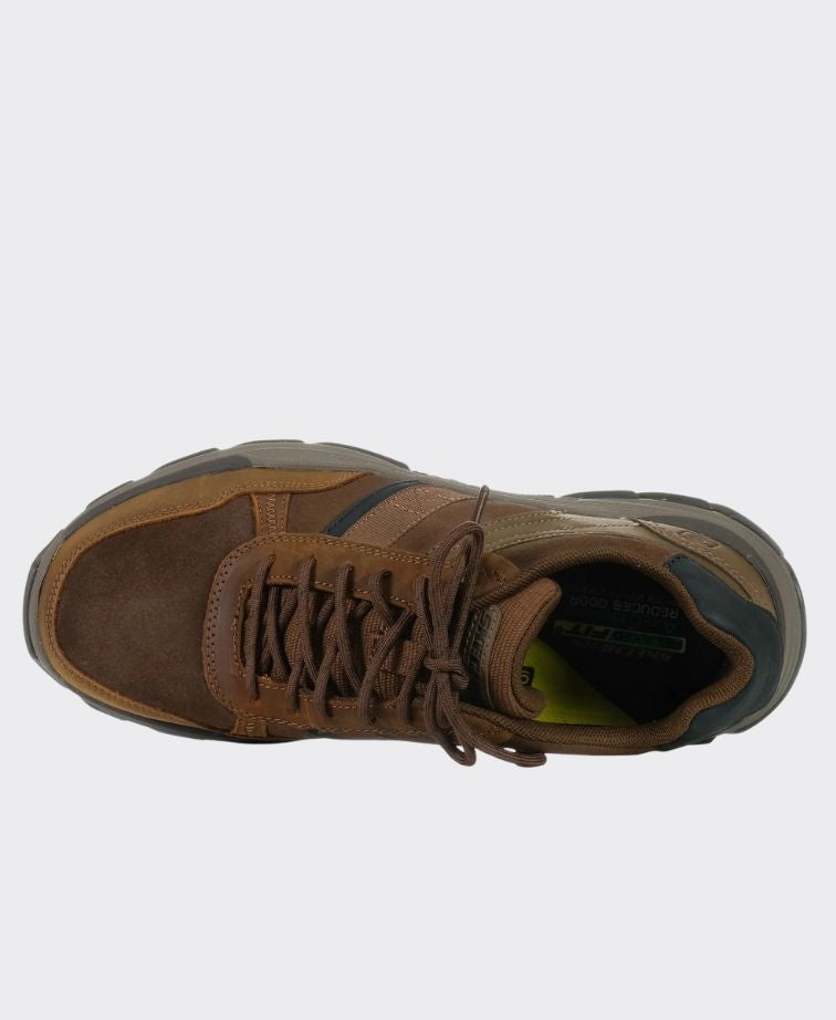Skechers Respected Dark Brown - Dark Brown