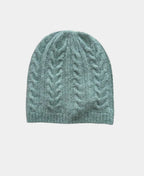 Cinnamon Creations Cable Knitted Beanie - Mint