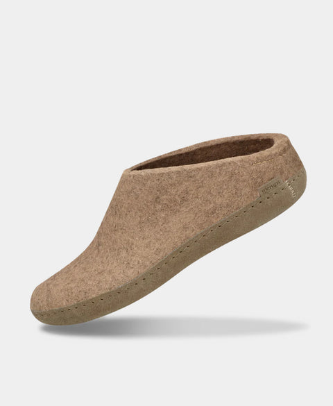 Glerups Slip-On Sand Leather Sole - Sand
