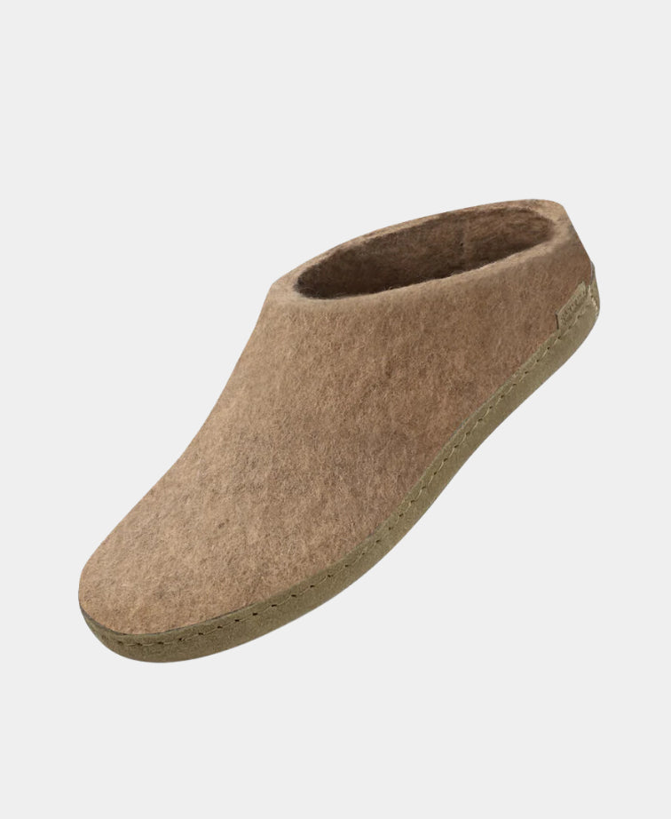 Glerups Slip-On Sand Leather Sole - Sand