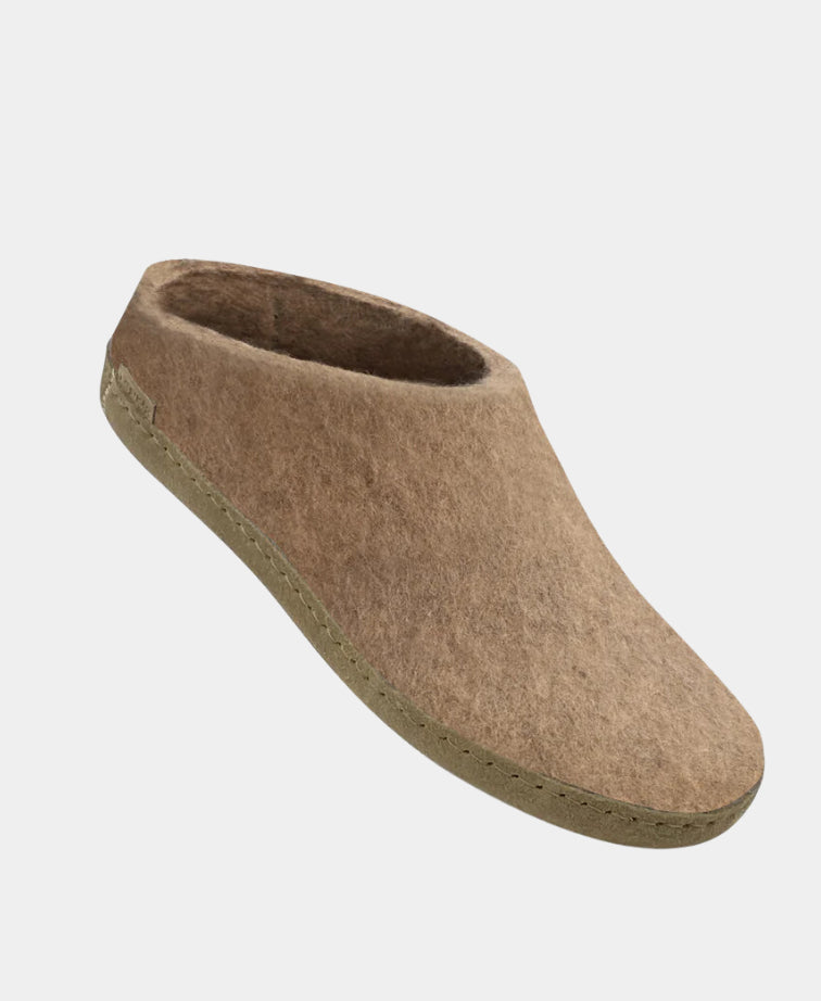 Glerups Slip-On Sand Leather Sole - Sand