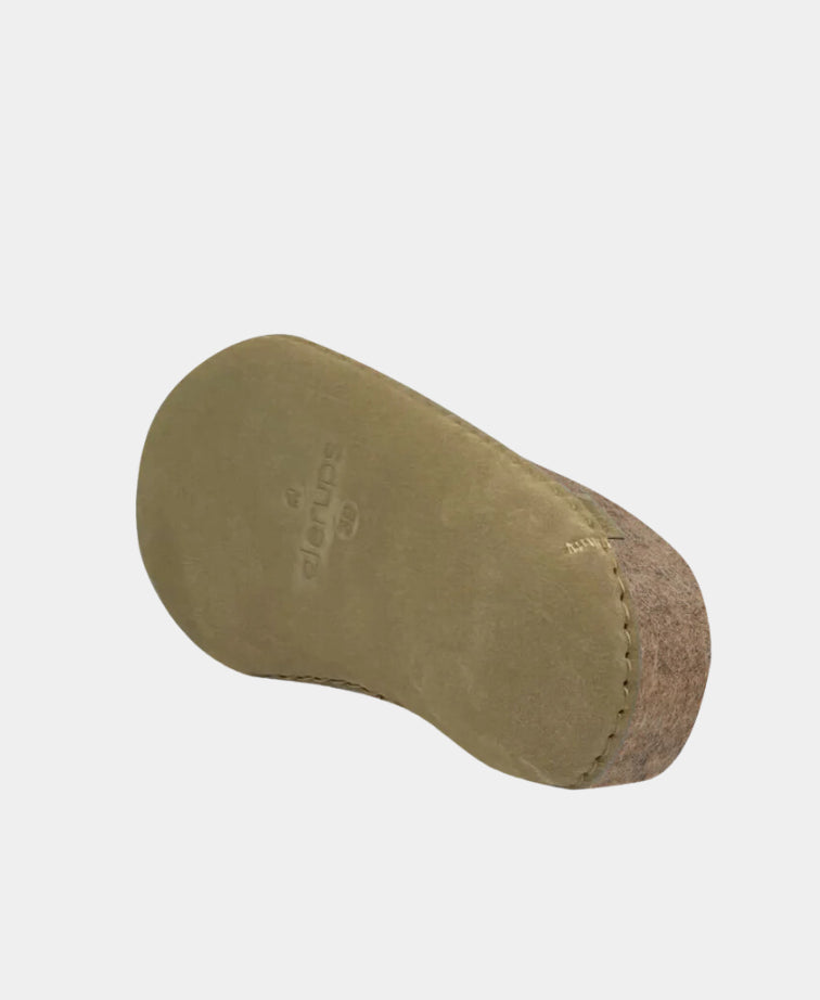 Glerups Slip-On Sand Leather Sole - Sand