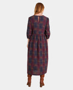 Seasalt Dress Sea Line Contour Lines - Dark Chard