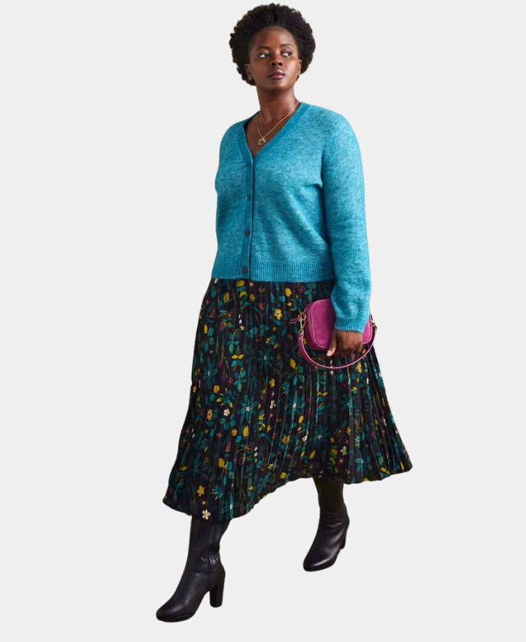 Seasalt Skirt Heatherbank Botanical Sampler - Onyx