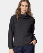 Noble Wilde Moss Stitch Cowl - Charcoal