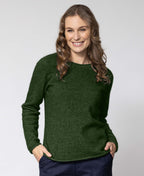 Noble Wilde Womens Rutland Raglan Crew - Jungle