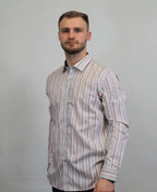T&R Shirt L/S Stripe Print - Stripe