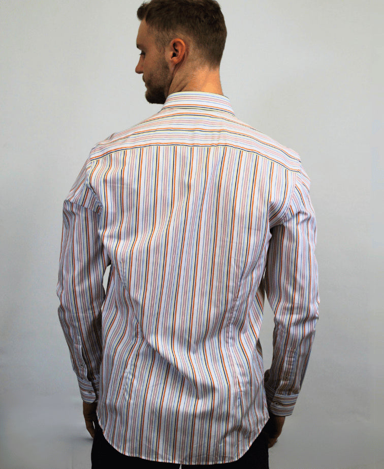 T&R Shirt L/S Stripe Print - Stripe