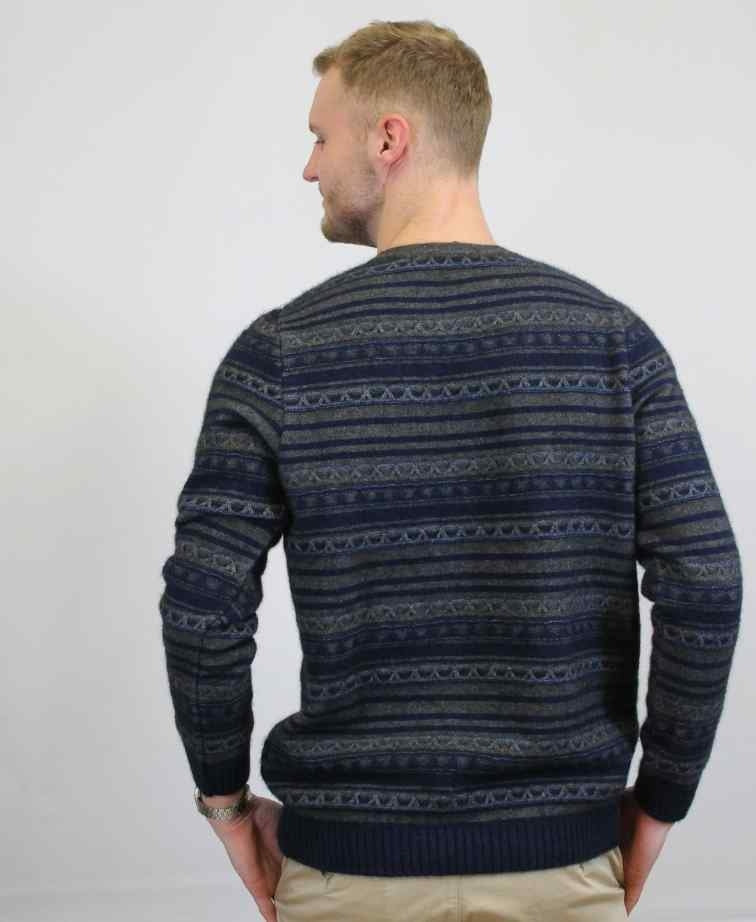 Noble Wilde Mens Artisan Sweater - Maritime Base