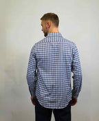 Vonnella Shirt L/S Check - Blue