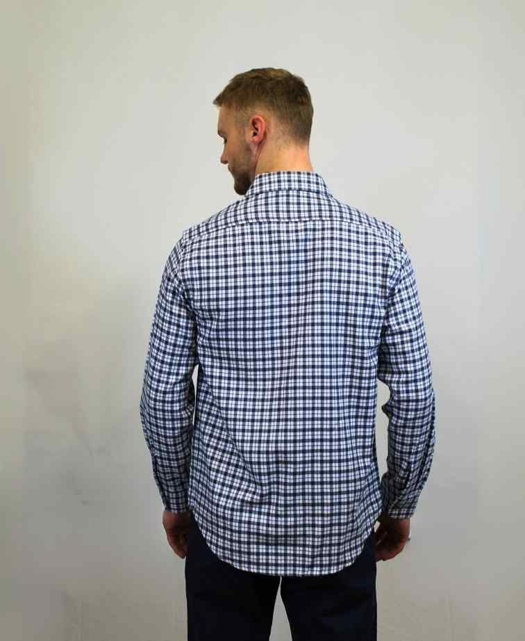 Vonnella Shirt L/S Check - Blue