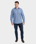 Vonnella Shirt L/S Plain - Blue