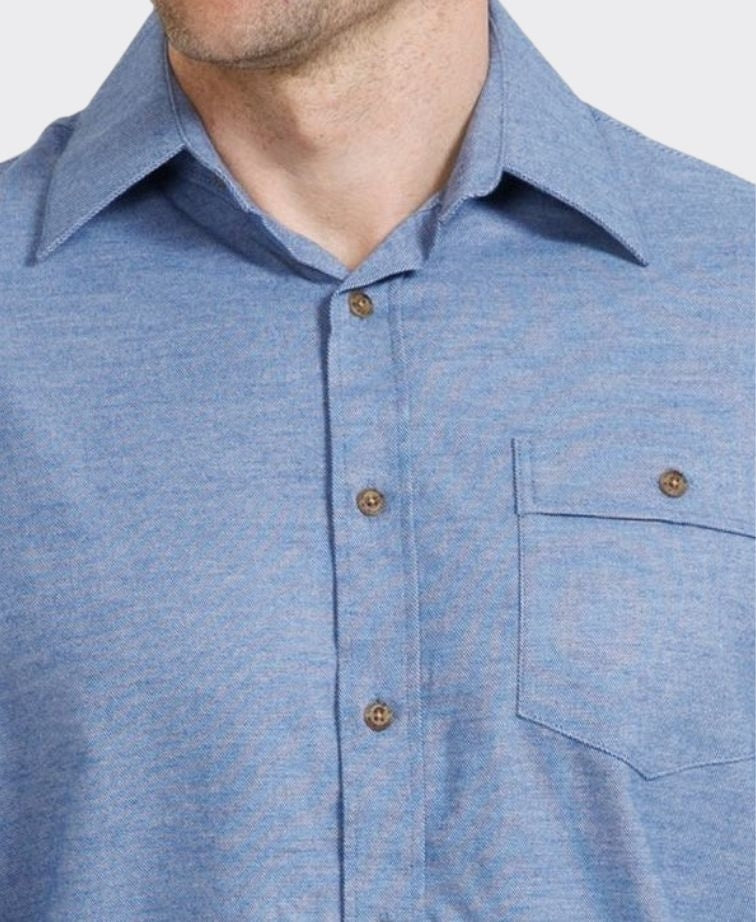 Vonnella Shirt L/S Plain - Blue