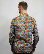 Berlin Shirt L/S City Satin Finish - Multi