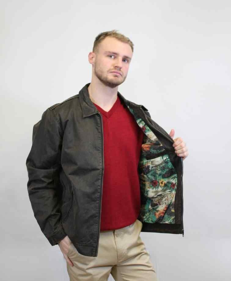 Berlin Jacket Bomber Vintage - Charcoal