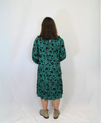 Preen Dress Shirred Cuff & Gathers - Meadow Floral