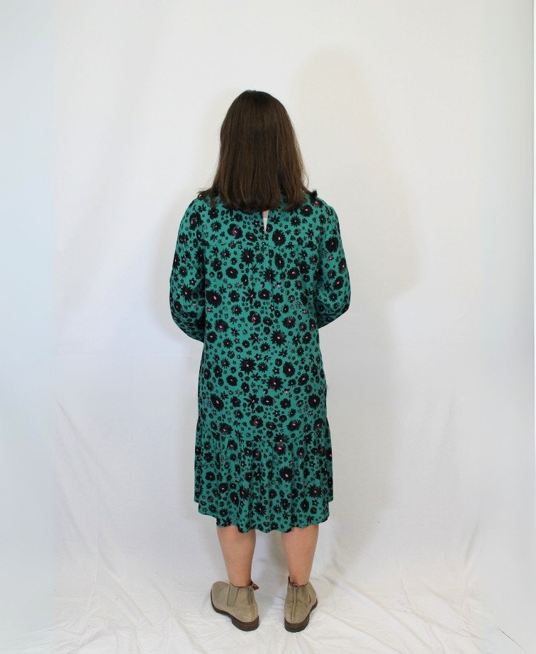 Preen Dress Shirred Cuff & Gathers - Meadow Floral