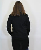 Foil Jacket Merino Longline - Black