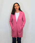 Foil Jacket Merino Longline - Wild Rose