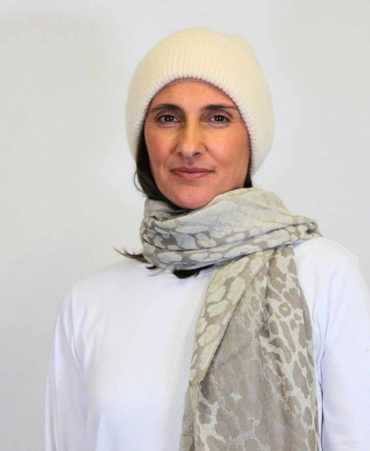 Cinnamon Creations Angora Blend Beanie - Peach