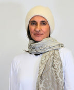 Cinnamon Creations Angora Blend Beanie - Peach