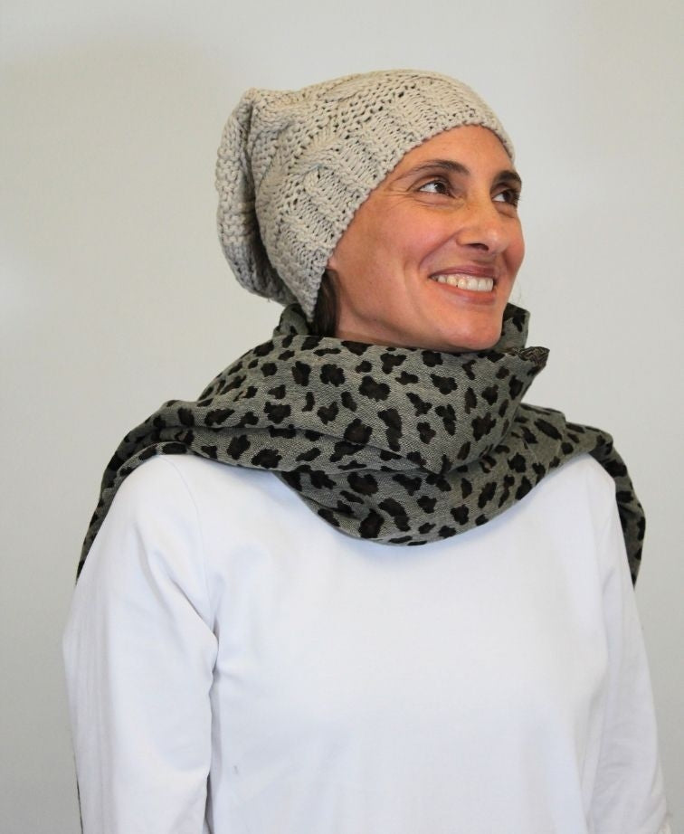 Saho Beanie Knit - Beige