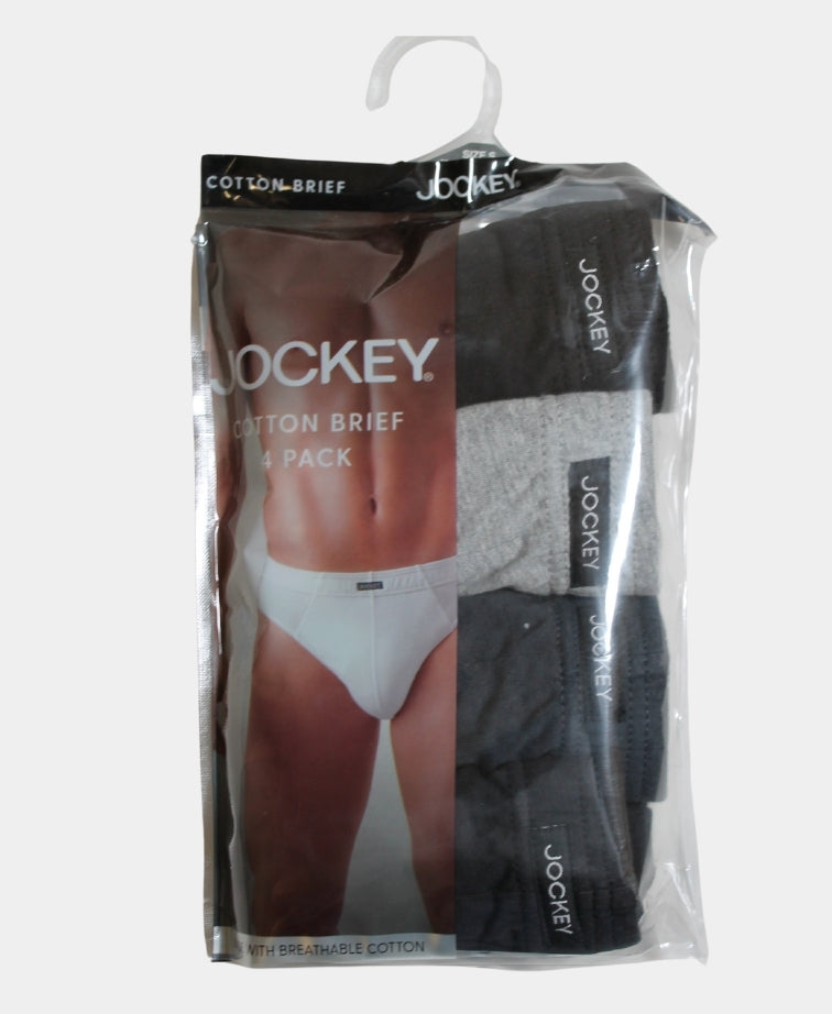 Jockey 4 Pack Cotton Brief - Assorted