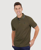 Thomas Cook Polo S/S Logan Tailored - Dark Tan