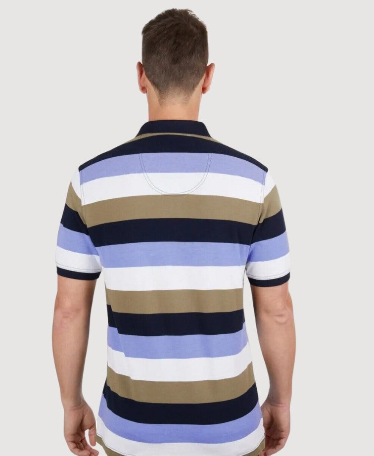 Thomas Cook Polo S/S Jay - Navy/Tan