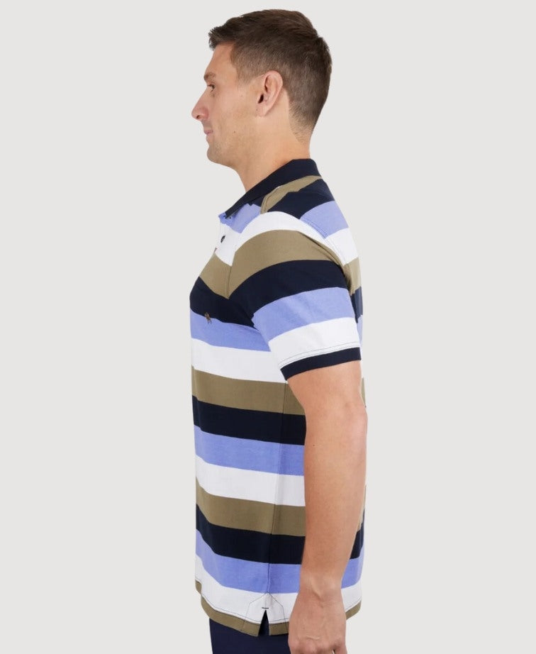 Thomas Cook Polo S/S Jay - Navy/Tan