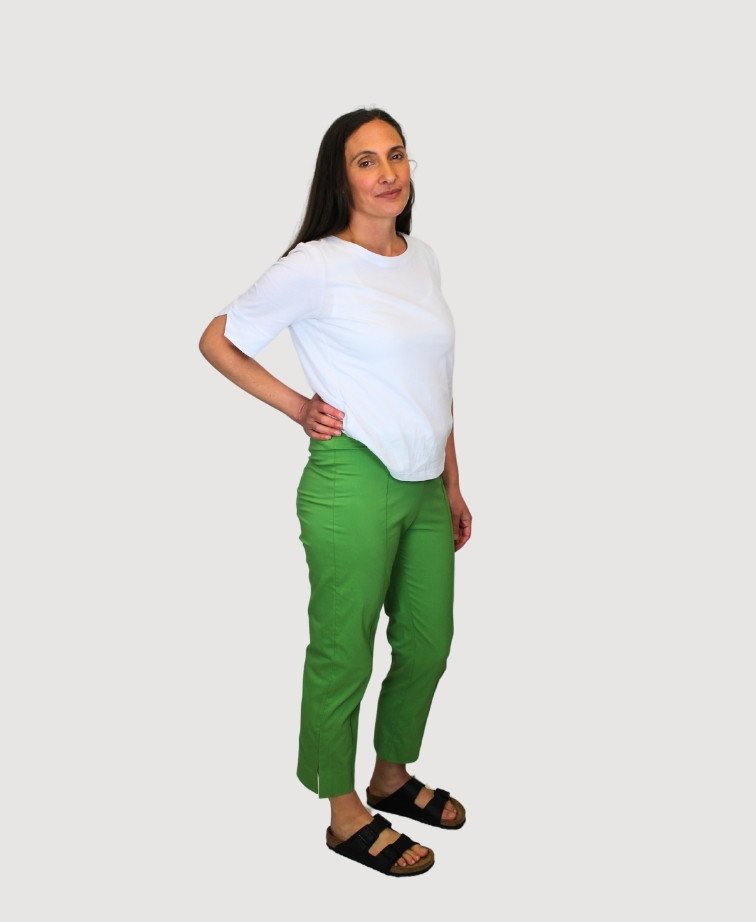 Esplanade Pants 7/8 Cotton/Nylon - Apple