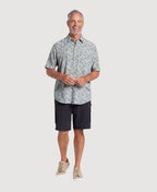 Breakaway Shirt Rolo Bamboo - Leafy
