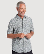 Breakaway Shirt Rolo Bamboo - Leafy