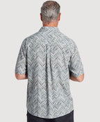 Breakaway Shirt Rolo Bamboo - Leafy