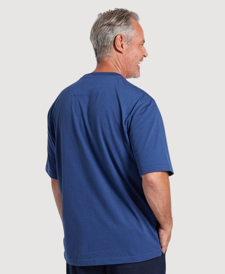 Breakaway Tee Kinnersly Crew - Denim Marle